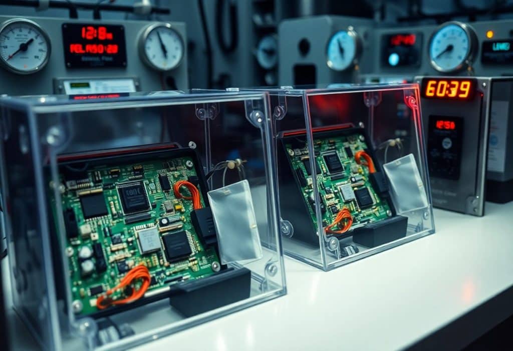 Metodi per proteggere schede elettroniche da umidità e sbalzi di temperatura